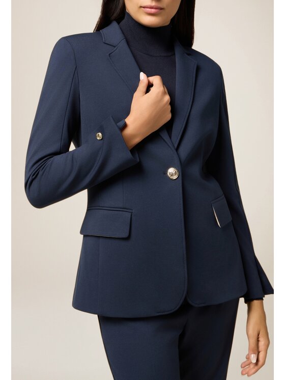 Oltre Oltre Giacca di transizione Q795R104587N034 Blu Regular Fit