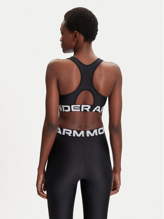 Under Armour Under Armour Špotni nedrček Ua Hg Authentics Mid Branded 1383544-001 Črna Compression Fit