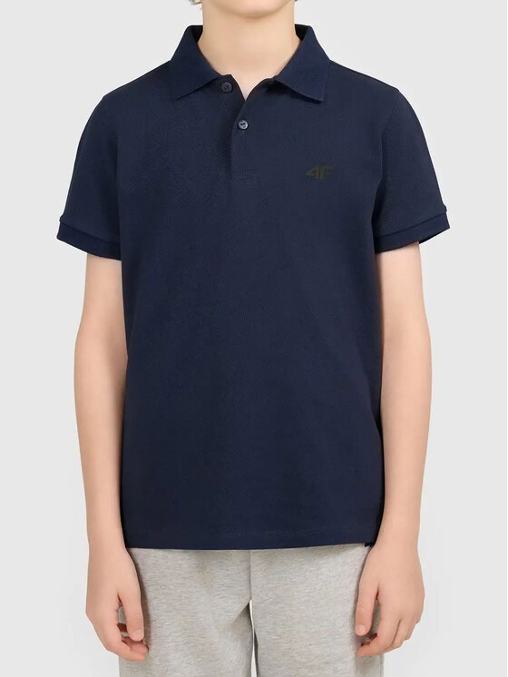 4F 4F Polo 4FJWMM00TPTSM0821 Granatowy Active Fit