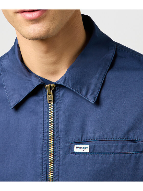 Wrangler Wrangler Kurtka przejściowa 112362653 Granatowy Regular Fit