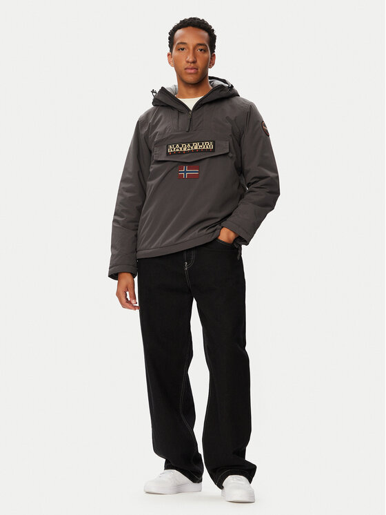 Napapijri Napapijri Kurtka anorak Rainforest Winter 3 NP0A4GMC Szary Regular Fit