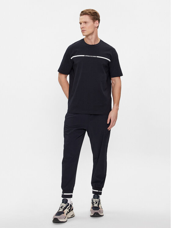 Armani Exchange Armani Exchange Spodnie dresowe 3DZPL2 ZN3GZ 1583 Granatowy Regular Fit