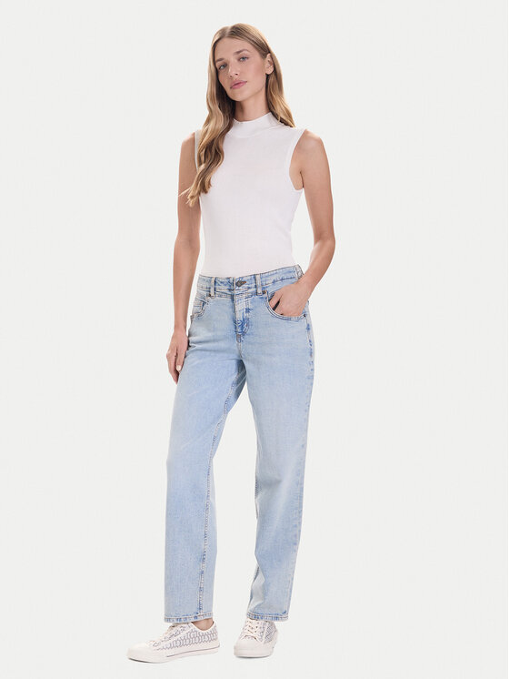 Guess Jeans Guess Jeans Traperice W5BA3O D0027 Plava Boyfriend Fit