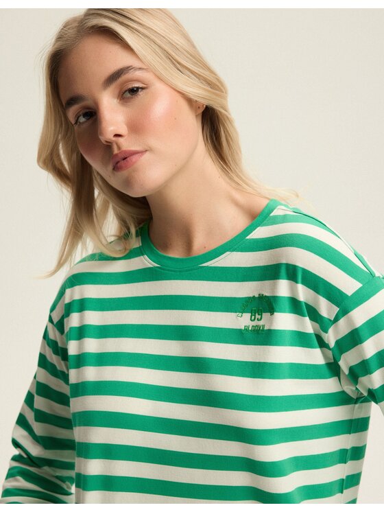 Esotiq Esotiq Piżama 43816 Zielony Regular Fit