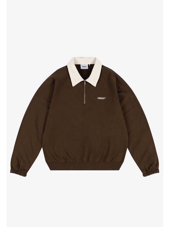 PROSTO. PROSTO. Bluza Coach Brązowy Regular Fit