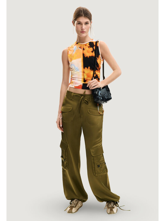 Desigual Desigual Canottiera TS_BOLONIA Giallo Casual Fit