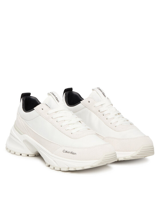 Calvin Klein Calvin Klein Sneakersy Hike Runner Mg Nylon Mix YW0YW02075 Biela