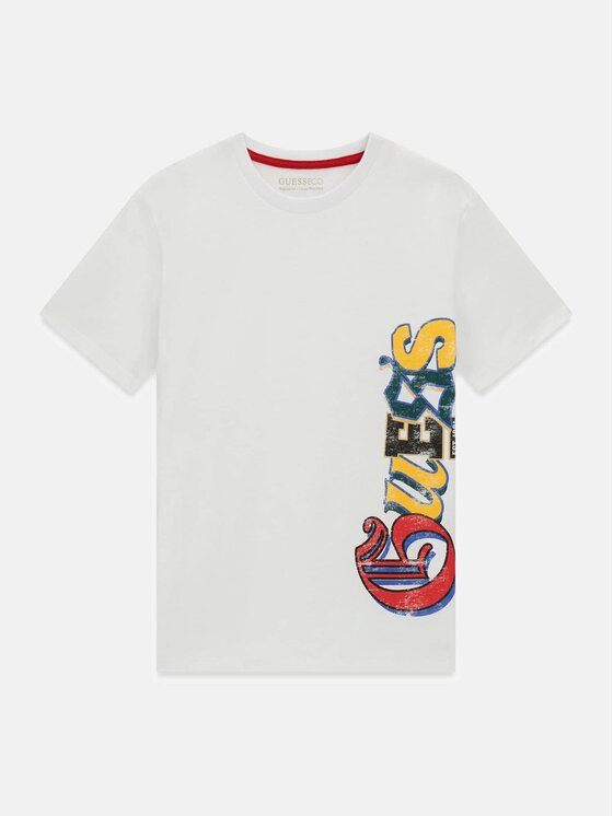 Guess Kids Guess Kids T-Shirt 183037 Bílá Classic Fit