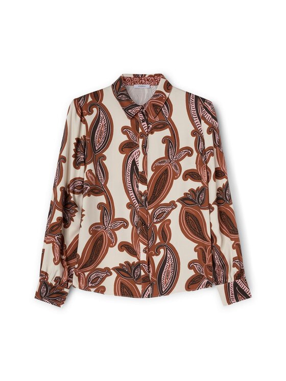 Motivi Motivi Camicia 5204Q100771N0S1 Marrone Regular Fit