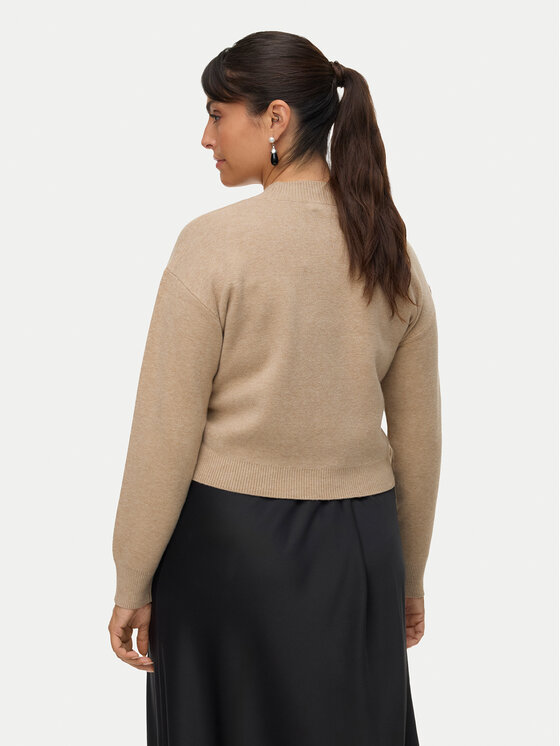 Vero Moda Vero Moda Kardigán Gold Art 10332210 Béžová Regular Fit