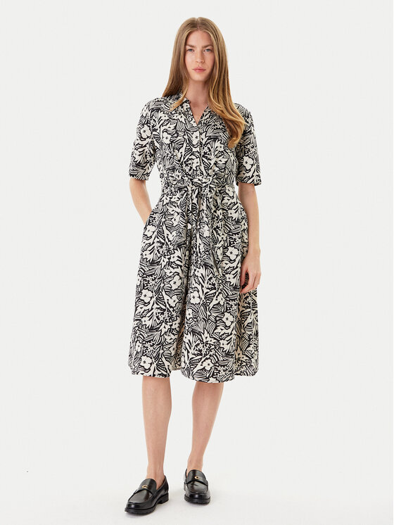 Tommy Hilfiger Tommy Hilfiger Každodenné šaty WW0WW45836 Čierna Regular Fit