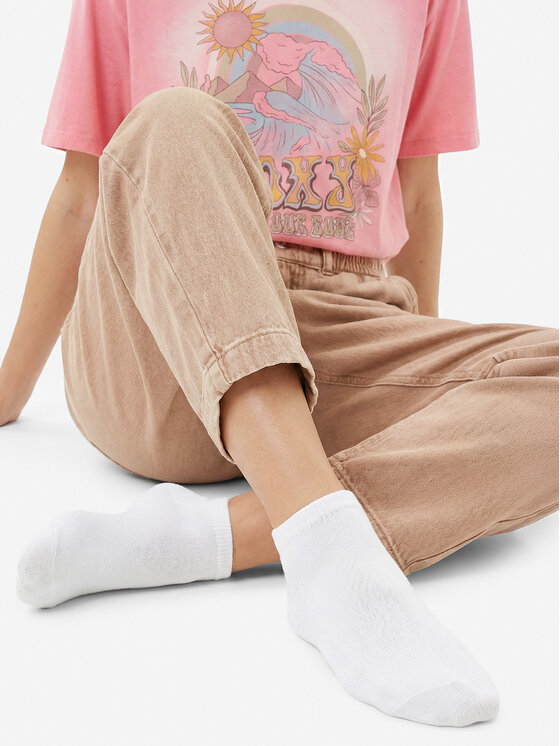 Roxy Roxy Krátké ponožky AS_ROXY_10S_SS25 (3-PACK) Růžová