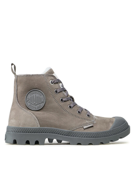 Palladium Palladium Turistická obuv Pampa Hi Zip Wl 95982-055-M Šedá