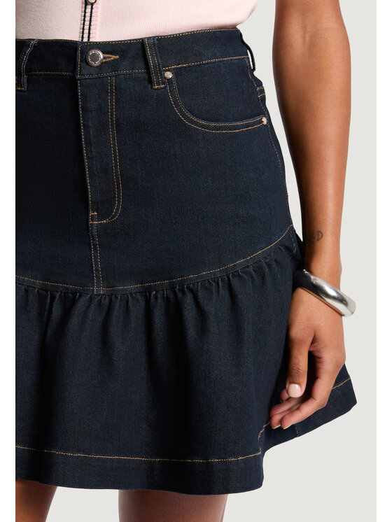 Morgan Morgan Jeansrock 261-JSOUBIA Dunkelblau Regular Fit