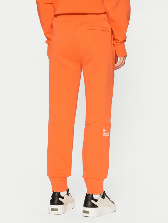 Lacoste Lacoste Donji dio trenerke XF0343 Narančasta Regular Fit