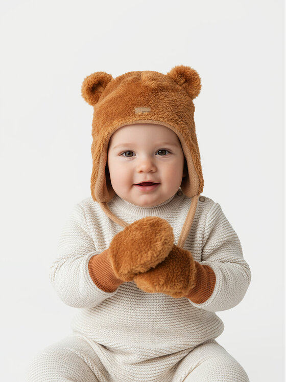 NAME IT NAME IT Set di Cappello e Guanti 13206456 Marrone