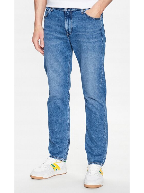 Lee Lee Jeansy West Niebieski Relaxed Fit