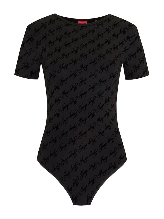 HUGO HUGO Glaustinukė Flokky 50566691 Juoda Slim Fit