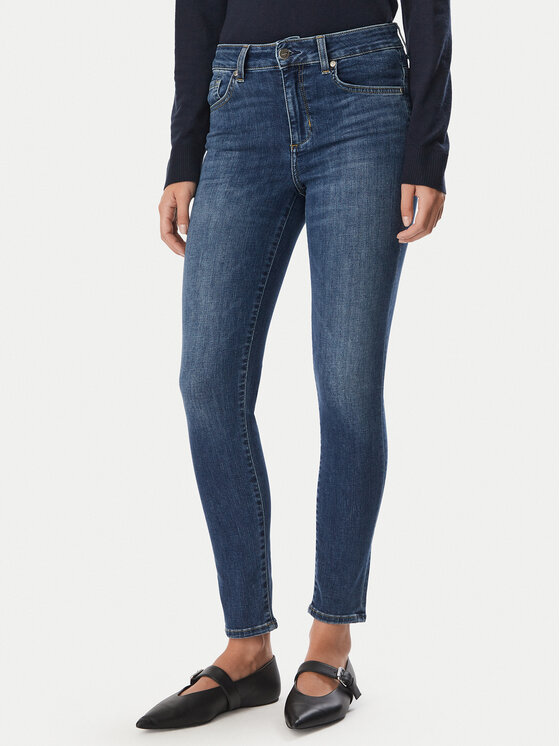 Liu Jo Traperice UF6086 DS081 Plava Slim Fit