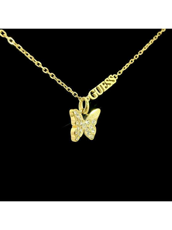 Guess Guess Naszyjnik JUBN04107JWYGT/U Złoty