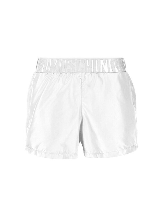 MOSCHINO MOSCHINO Costume da bagno Costume - Moschino - shiny logo Bianco Regular Fit