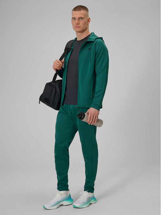 4F 4F Spodnie dresowe MULTI ACTIVE Zielony Regular Fit