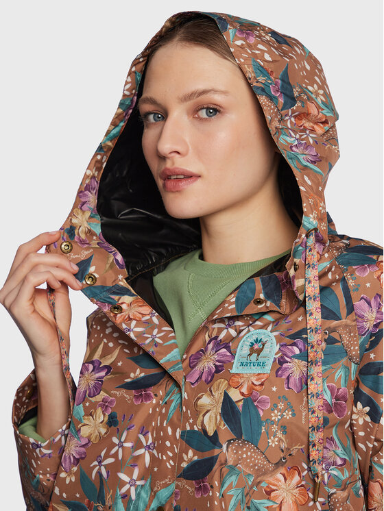 Giacca impermeabile Rachel Beige Oversize