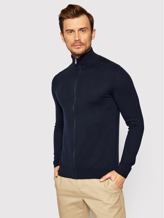 Selected Homme Selected Homme Кардиган Berg 16074688 Тъмносин Regular Fit