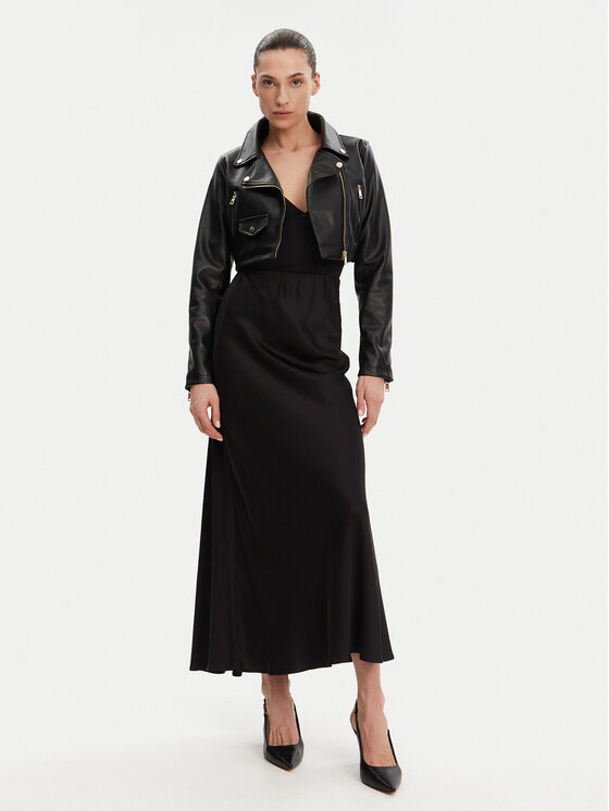 Rinascimento Rinascimento Куртка зі штучної шкіри CFC0119617003 Чорний Regular Fit