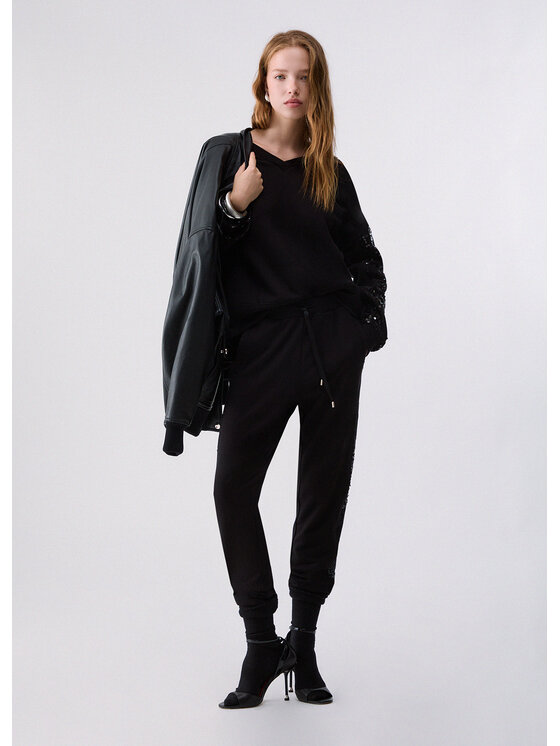 Liu Jo Liu Jo Pantaloni di tessuto TF6143FS57622222 Nero Regular Fit