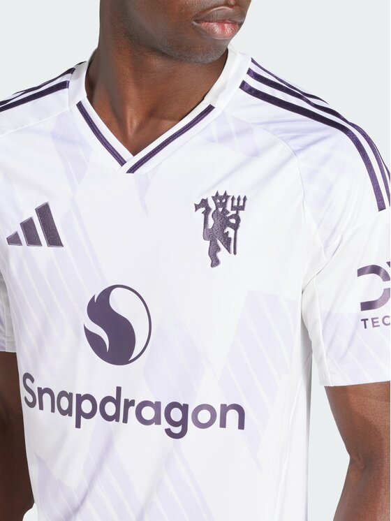 adidas adidas Koszulka techniczna Manchester United 25/26 Away Jersey Biały Slim Fit