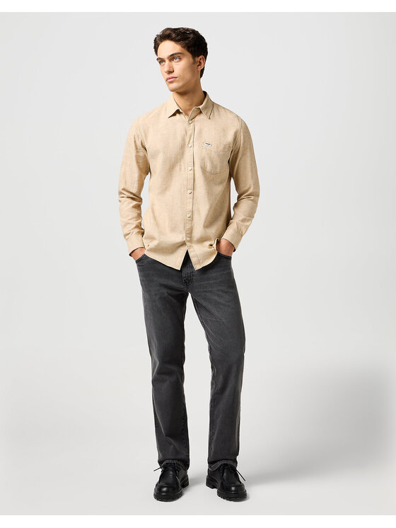 Wrangler Wrangler Jeansy TEXAS Czarny Regular Fit