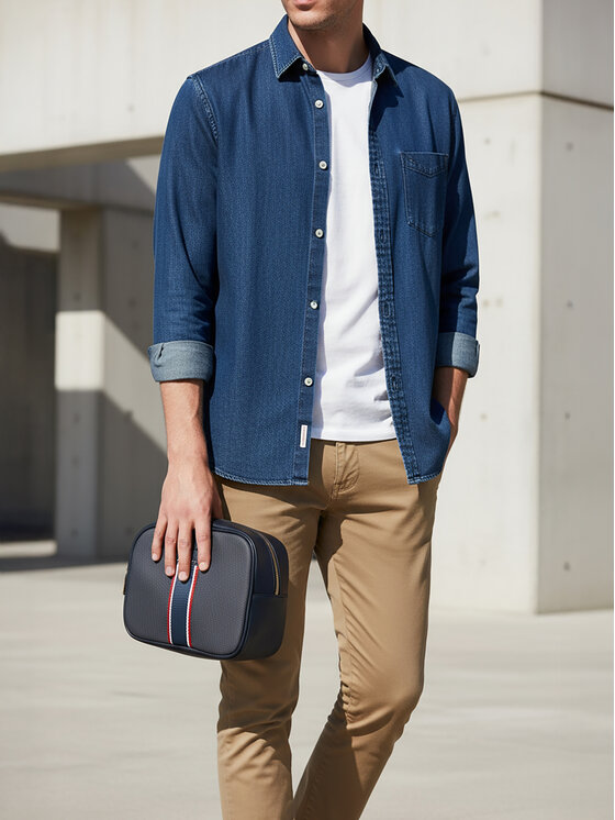 Beverly Hills Polo Club Beverly Hills Polo Club Τσαντάκι καλλυντικών CEO-BHPC-W1-009-AW25 Σκούρο μπλε