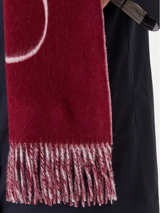 Tommy Hilfiger Tommy Hilfiger Šal Script Logo AW0AW17786 Tamnocrvena