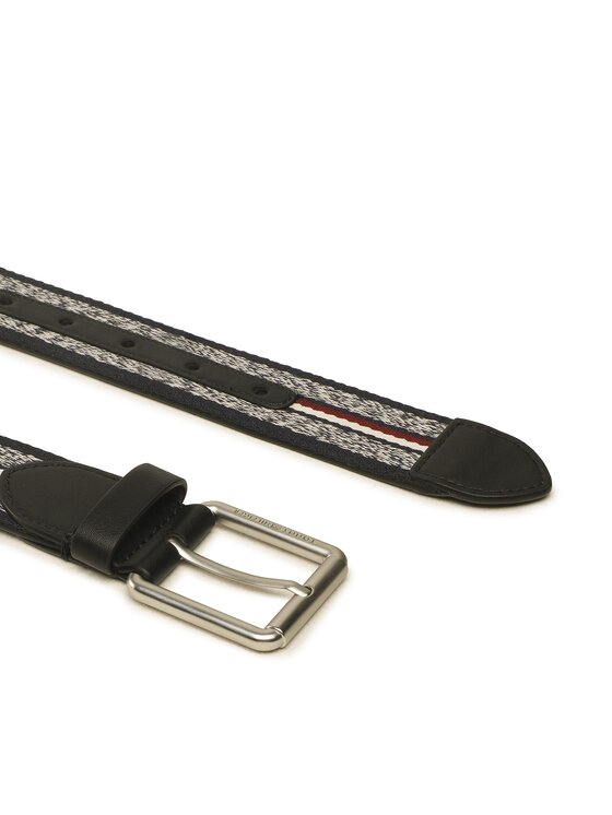 Tommy Hilfiger Tommy Hilfiger Pánsky opasok Casual Webbing AM0AM11444 Tmavomodrá
