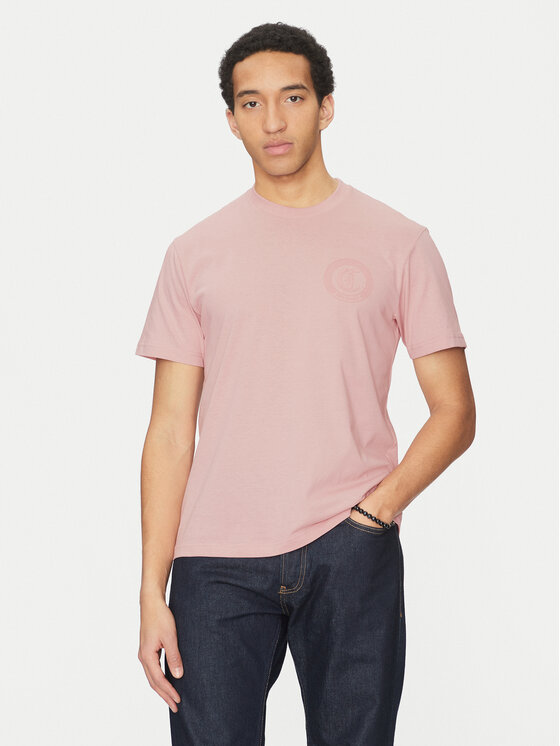 Just Cavalli Just Cavalli T-krekls 78OAHT01 Rozā Regular Fit