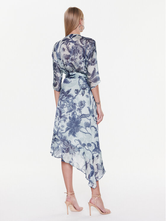 Guess Guess Rochie de zi W3RK52 WCWF2 Albastru Regular Fit