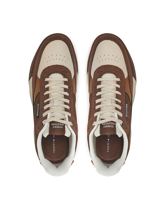 Tommy Hilfiger Tommy Hilfiger Superge Retro Runner Mix Rwb FM0FM05371 Rjava