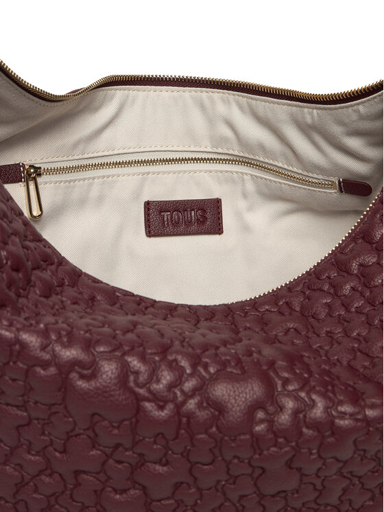 TOUS TOUS Ročna torba Puffy Bear 2002304821 Bordo rdeča