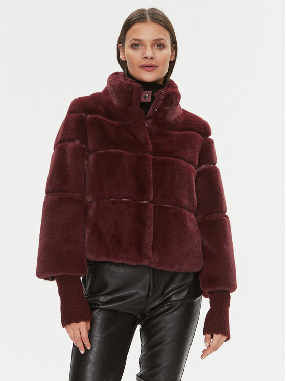 Patrizia Pepe Patrizia Pepe Krzno 2O0107/E5T7-M473 Bordo rdeča Regular Fit