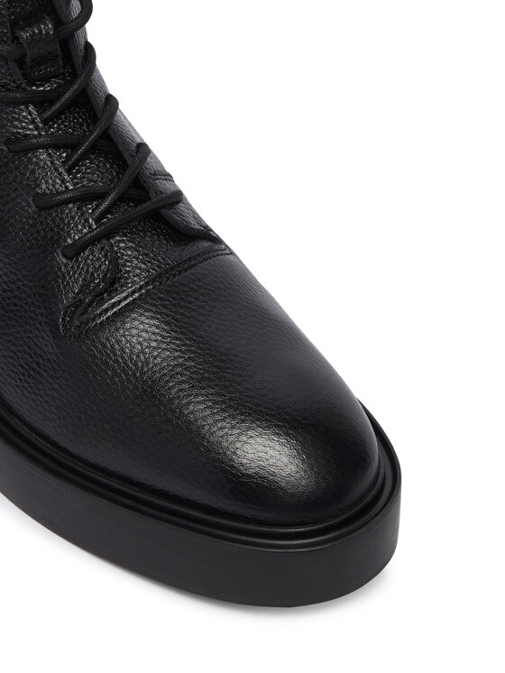 Calvin Klein Calvin Klein Зимни обувки Conc Welt Lace Up Boot Lth HW0HW03209 Черен