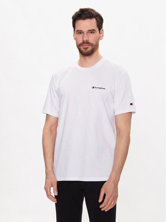 Champion Tricou 218539 Alb Regular Fit barbati 2023-09-25
