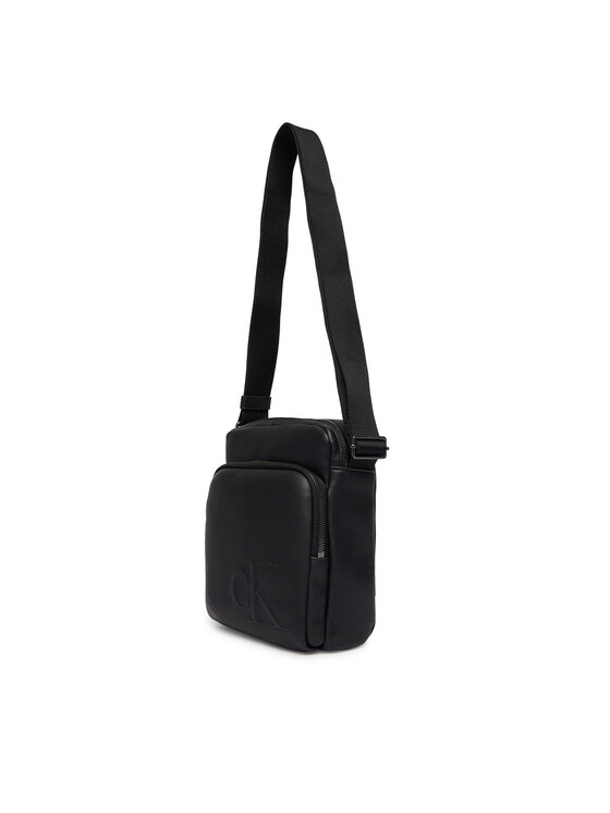 Calvin Klein Calvin Klein Ľadvinka Bold Ck Pocket Reporter LV04D3368G Čierna