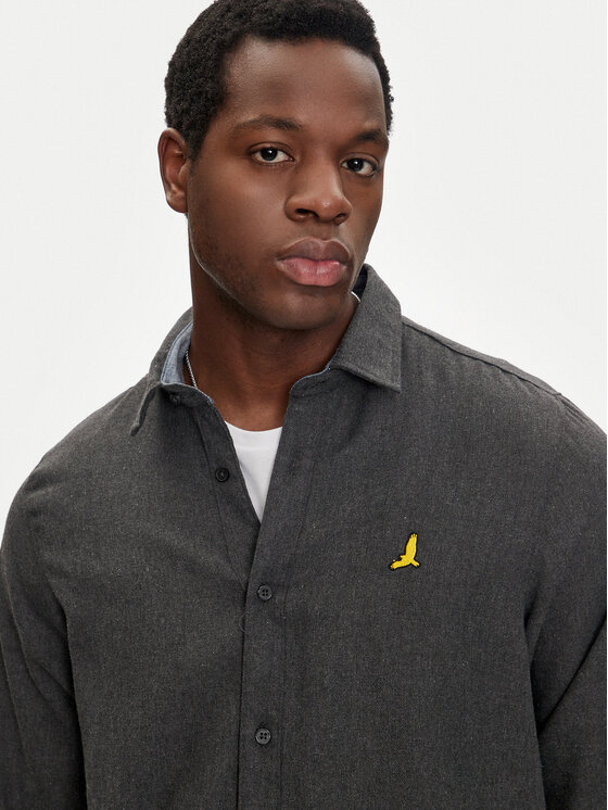 Brave Soul Brave Soul Πουκάμισο MSH-230HOLMES Γκρι Regular Fit