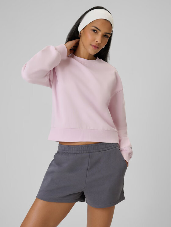 4F 4F Bluza AFTERLIGHT Różowy jasny Regular Fit