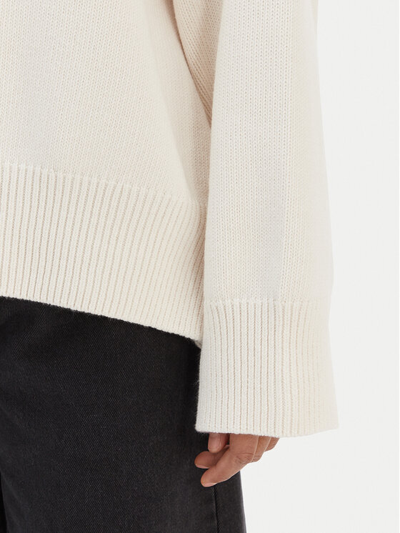 HUGO HUGO Sveter Shelly B 50554217 Écru Oversize