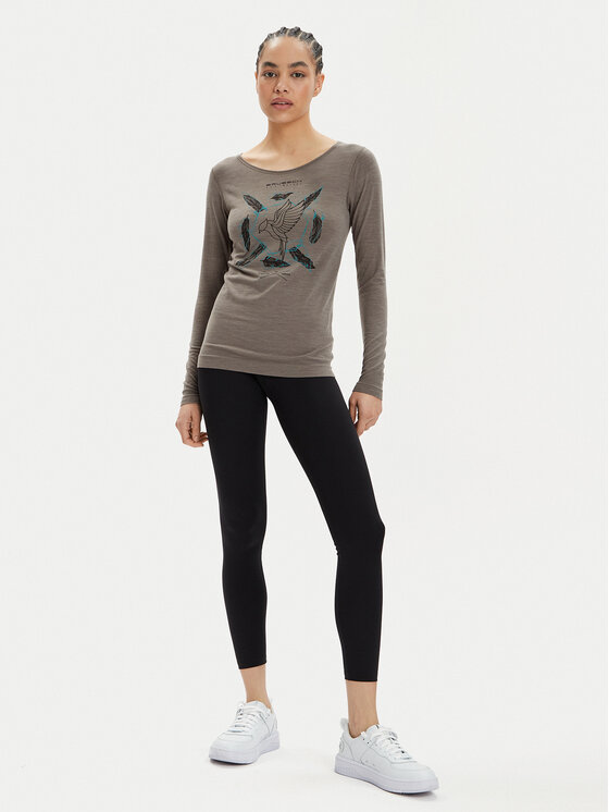 Brubeck Brubeck Treniņkrekls LS1415W Pelēks Slim Fit