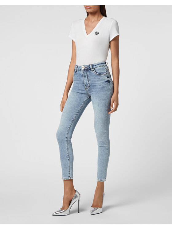 PHILIPP PLEIN PHILIPP PLEIN Jeansy 4437 Niebieski jasny Comfort Fit