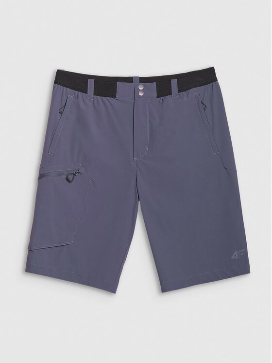 4F 4F Pantaloncini 4FWSS25TFSHM0878-22S Grigio scuro Regular Fit