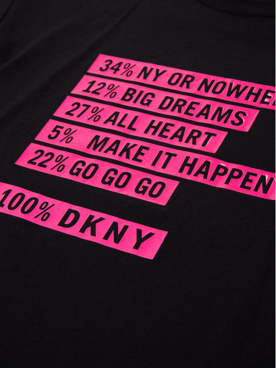 DKNY DKNY T-Shirt D35Q54 M Schwarz Regular Fit